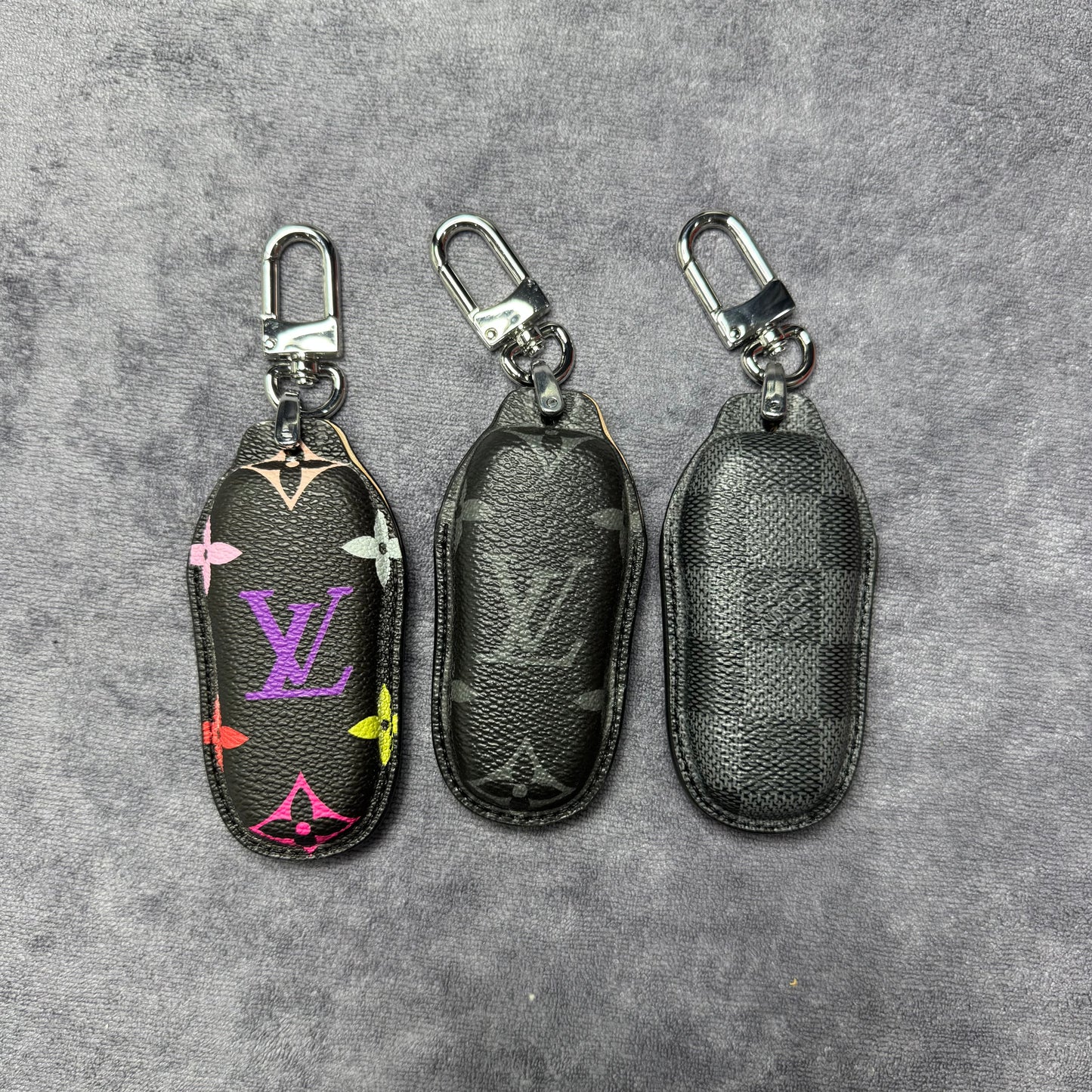 Premium LV Canvas Key Case for Porsche – Handmade from Authentic Upcycled Louis Vuitton