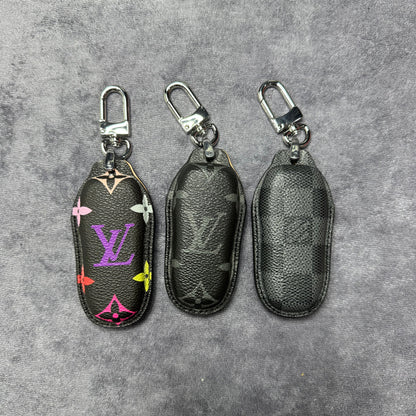 Premium LV Canvas Key Case for Porsche – Handmade from Authentic Upcycled Louis Vuitton