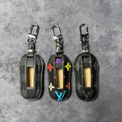 Premium LV Canvas Key Case for Porsche 2 – Handmade from Authentic Upcycled Louis Vuitton