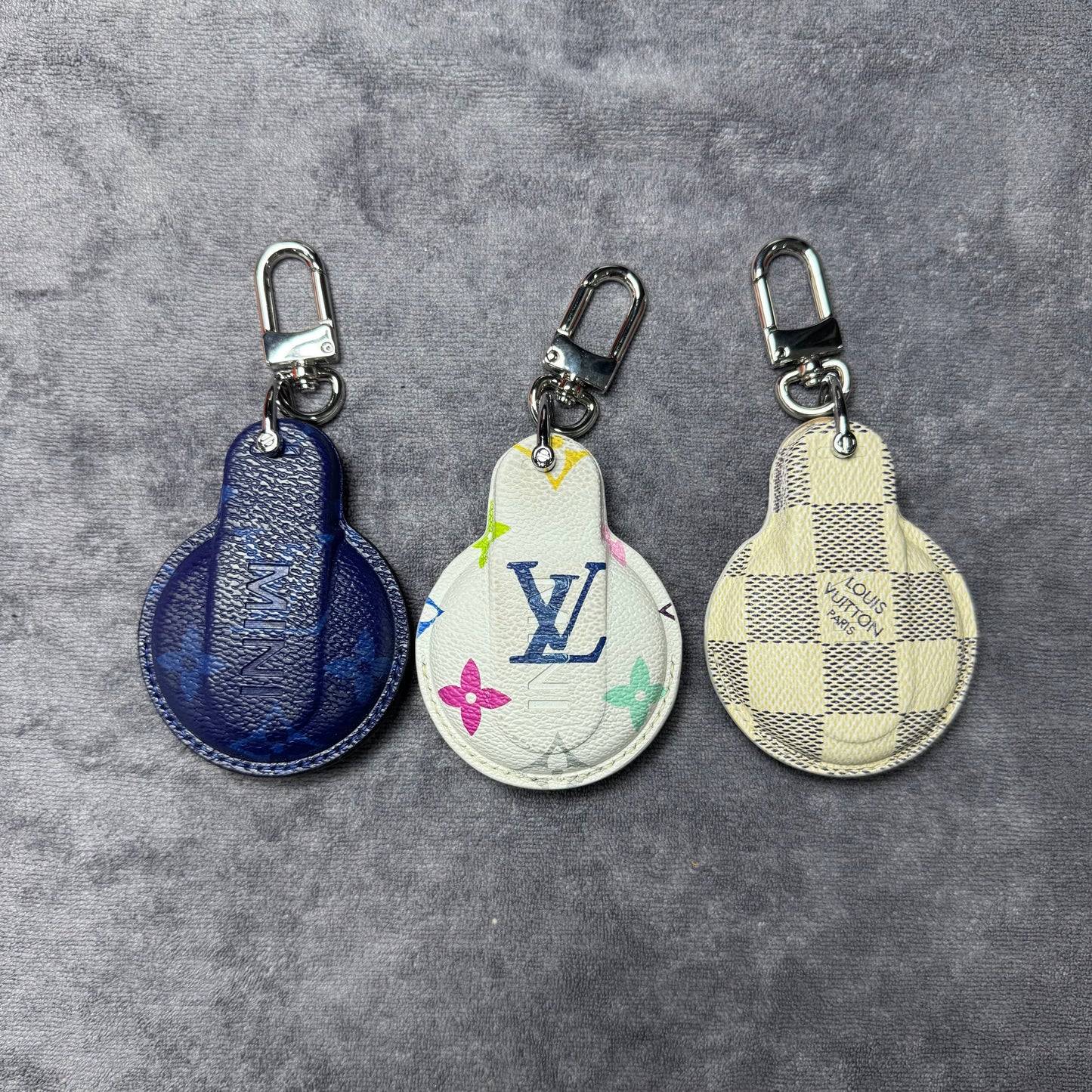 Premium LV Canvas Key Case for Mini Cooper – Handmade from Authentic Upcycled Louis Vuitton