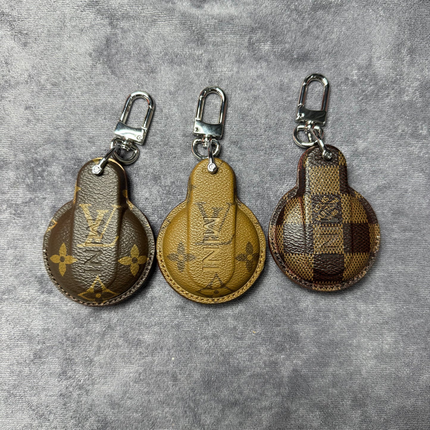 Premium LV Canvas Key Case for Mini Cooper – Handmade from Authentic Upcycled Louis Vuitton