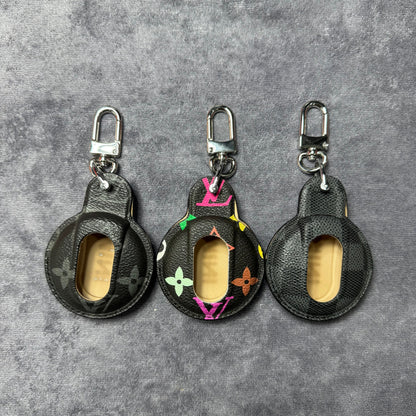 Premium LV Canvas Key Case for Mini Cooper – Handmade from Authentic Upcycled Louis Vuitton