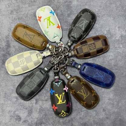 Premium LV Canvas Key Case for Nissan 2 – Handmade from Authentic Upcycled Louis Vuitton