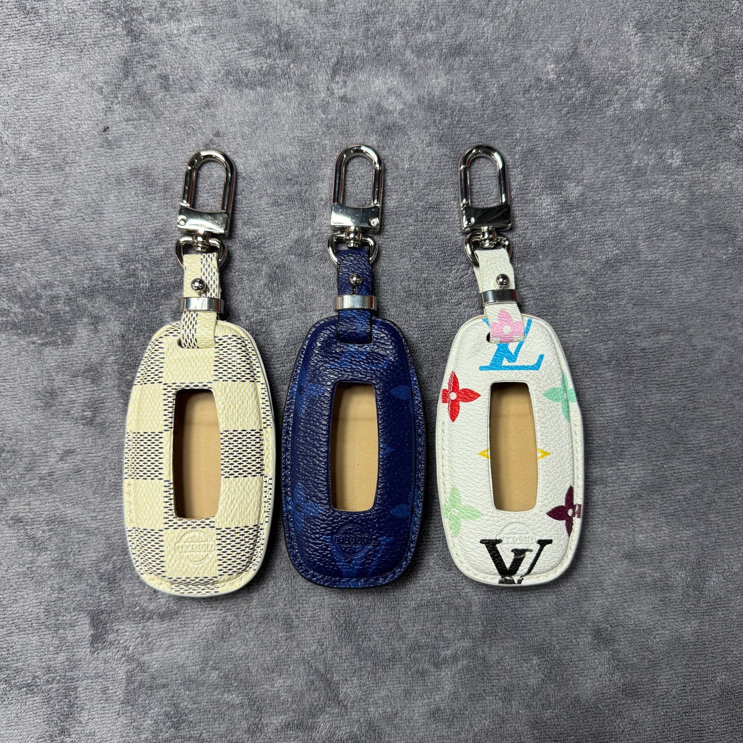 Premium LV Canvas Key Case for Nissan 2 – Handmade from Authentic Upcycled Louis Vuitton