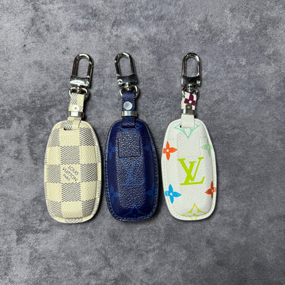 Premium LV Canvas Key Case for Nissan 2 – Handmade from Authentic Upcycled Louis Vuitton