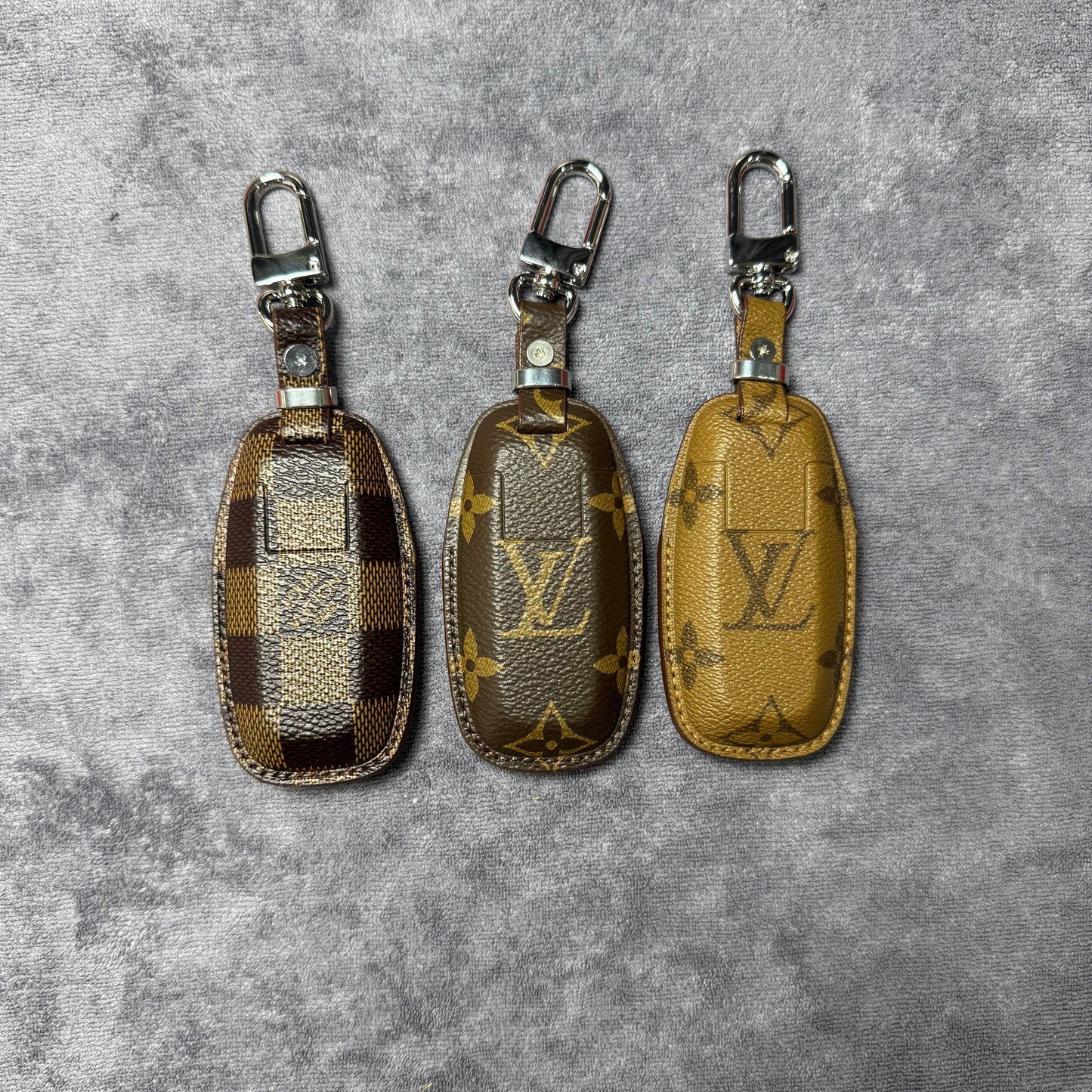 Premium LV Canvas Key Case for Nissan 2 – Handmade from Authentic Upcycled Louis Vuitton