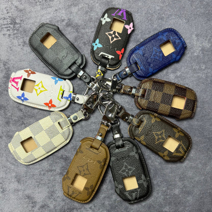 Premium LV Canvas Key Case for KIA 2 – Handmade from Authentic Upcycled Louis Vuitton