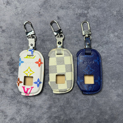 Premium LV Canvas Key Case for KIA 2 – Handmade from Authentic Upcycled Louis Vuitton