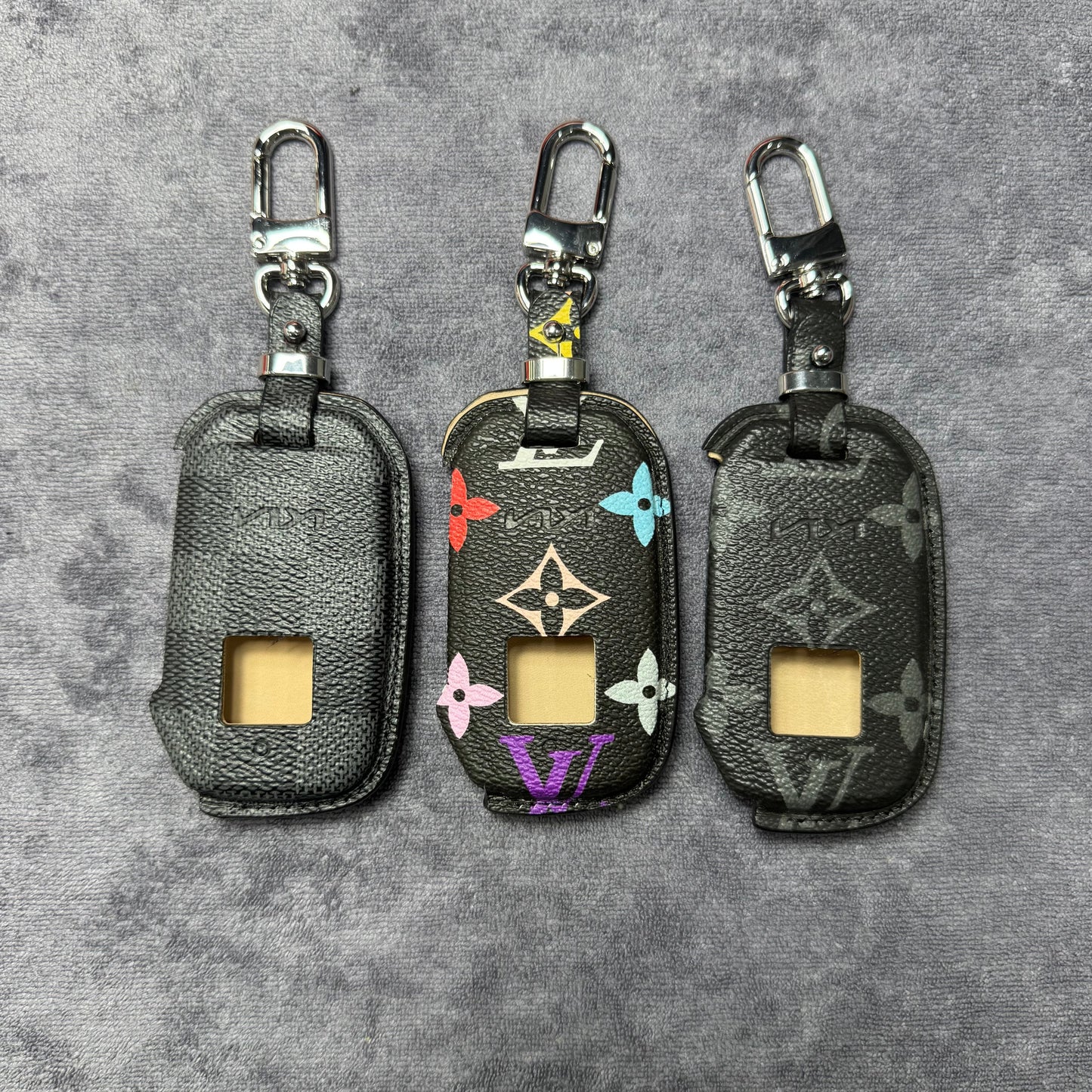 Premium LV Canvas Key Case for KIA 2 – Handmade from Authentic Upcycled Louis Vuitton