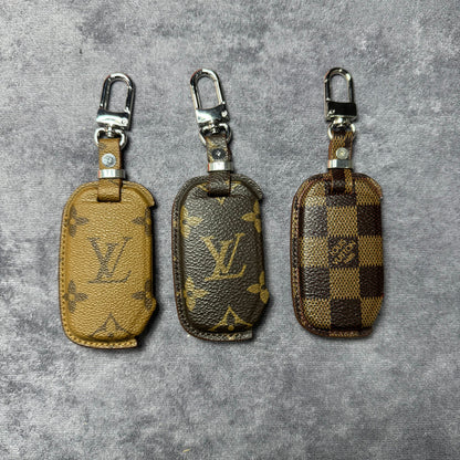 Premium LV Canvas Key Case for KIA 2 – Handmade from Authentic Upcycled Louis Vuitton