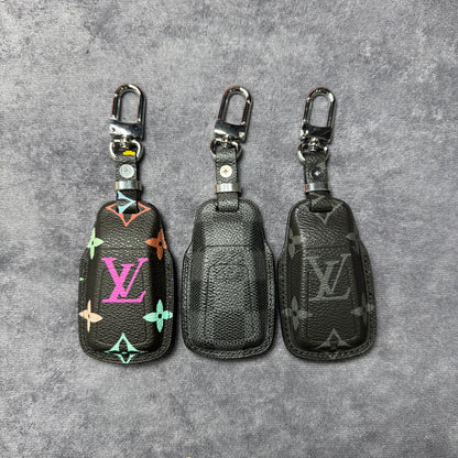 Premium LV Canvas Key Case for Audi 2 – Handmade from Authentic Upcycled Louis Vuitton