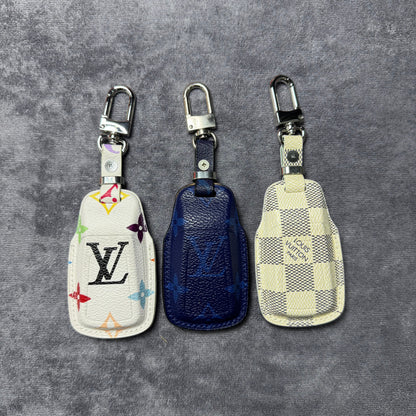 Premium LV Canvas Key Case for Audi 2 – Handmade from Authentic Upcycled Louis Vuitton