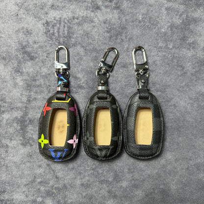 Premium LV Canvas Key Case for Hyundai 2 – Handmade from Authentic Upcycled