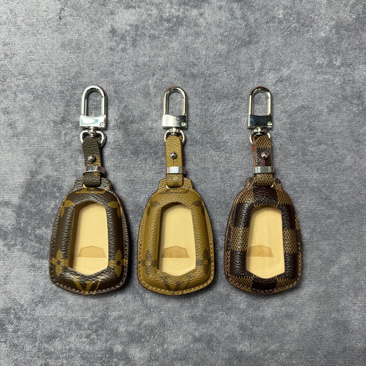 Premium LV Canvas Key Case for Cadillac 2 – Handmade from Authentic Upcycled Louis Vuitton