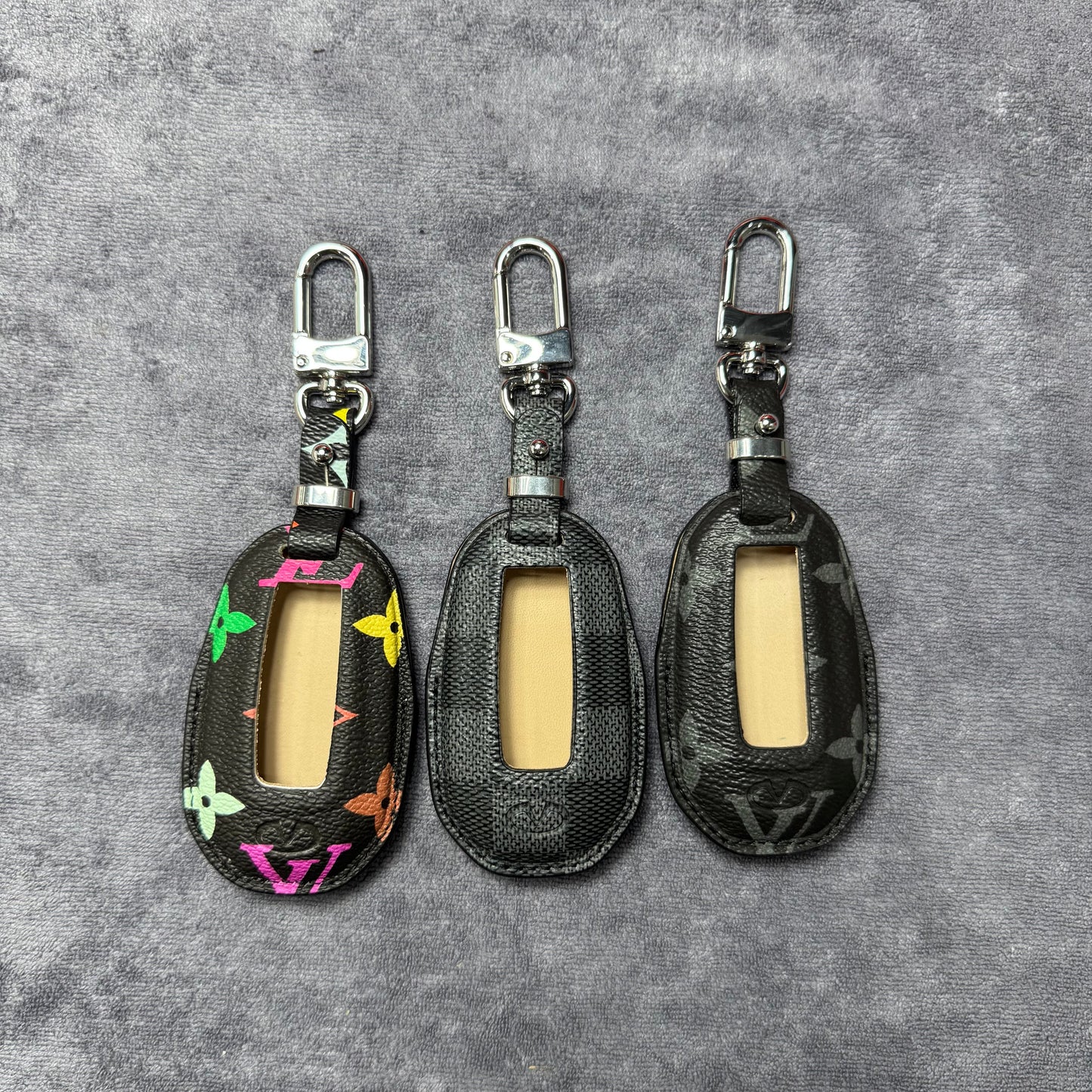 Premium LV Canvas Key Case for Infiniti – Handmade from Authentic Upcycled Louis Vuitton