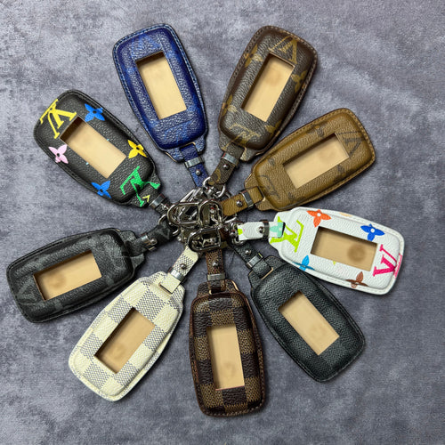 Premium LV Canvas Key Case for Acura – Handmade from Authentic Upcycled Louis Vuitton