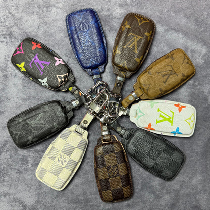 Premium LV Canvas Key Case for Acura – Handmade from Authentic Upcycled Louis Vuitton