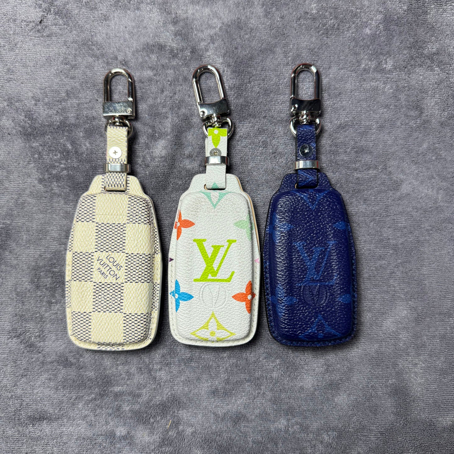 Premium LV Canvas Key Case for Acura – Handmade from Authentic Upcycled Louis Vuitton