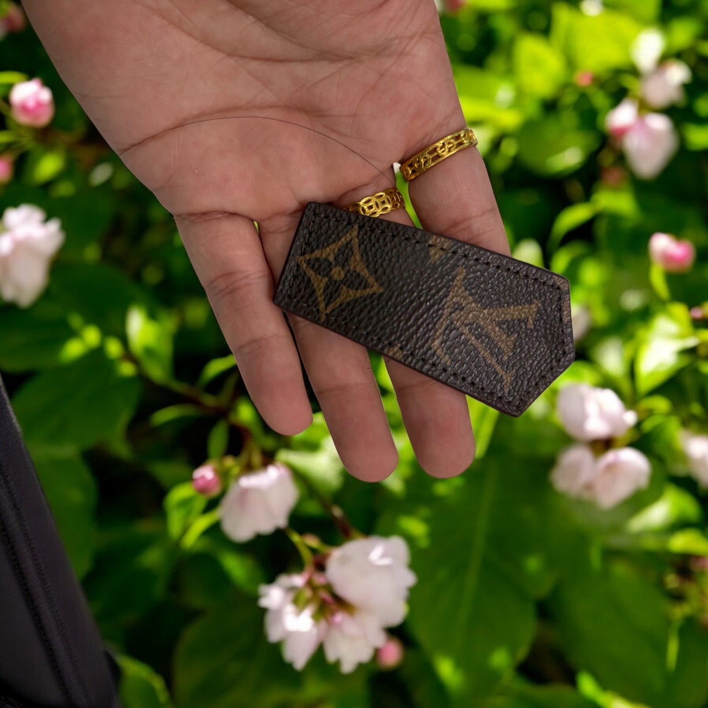 Recycled Louis Vuitton Hair Clip – Upcycled Luxury Accessory