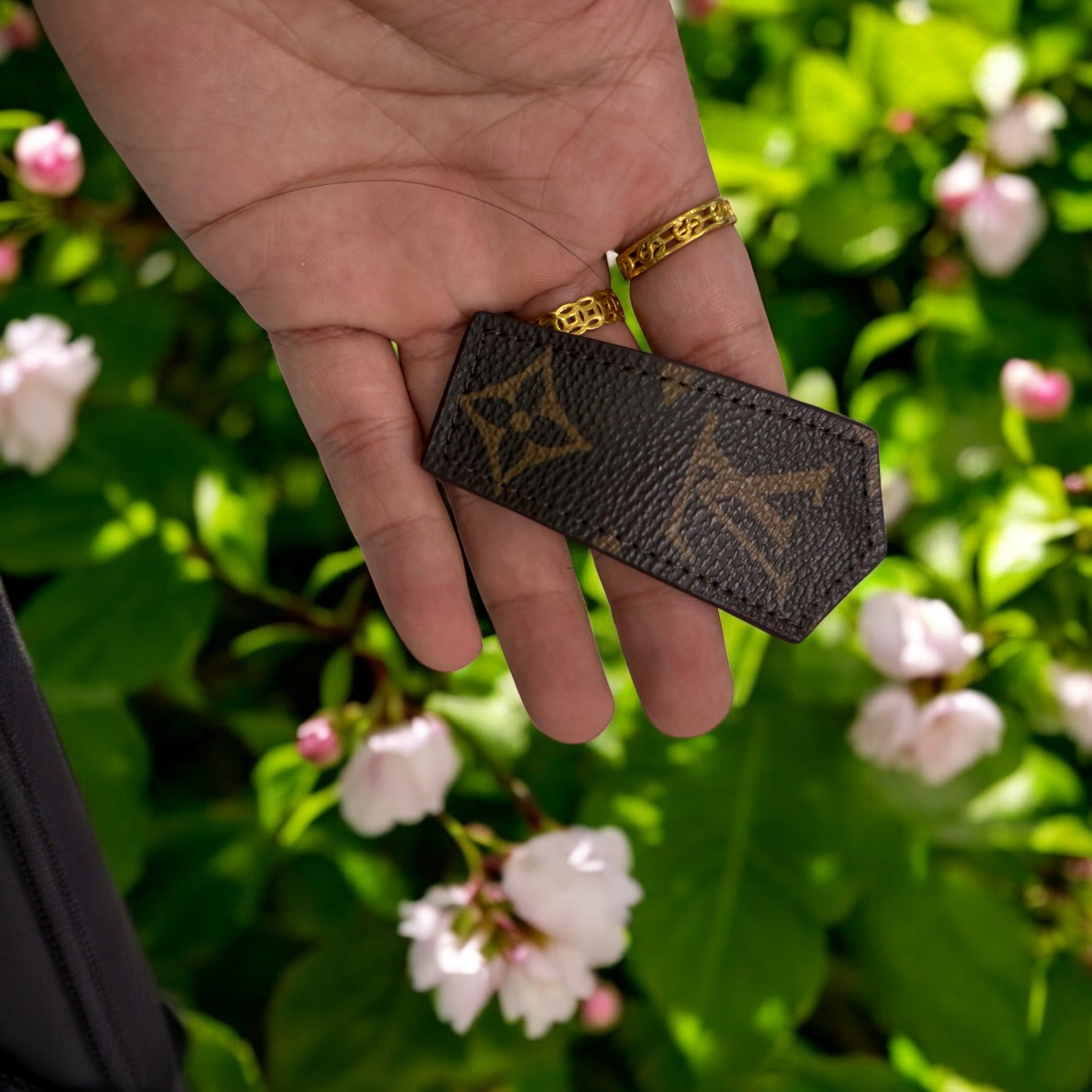 Recycled Louis Vuitton Hair Clip – Upcycled Luxury Accessory