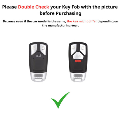 Premium LV Canvas Key Case for Audi 2 – Handmade from Authentic Upcycled Louis Vuitton