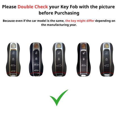 Premium LV Canvas Key Case for Porsche 2 – Handmade from Authentic Upcycled Louis Vuitton