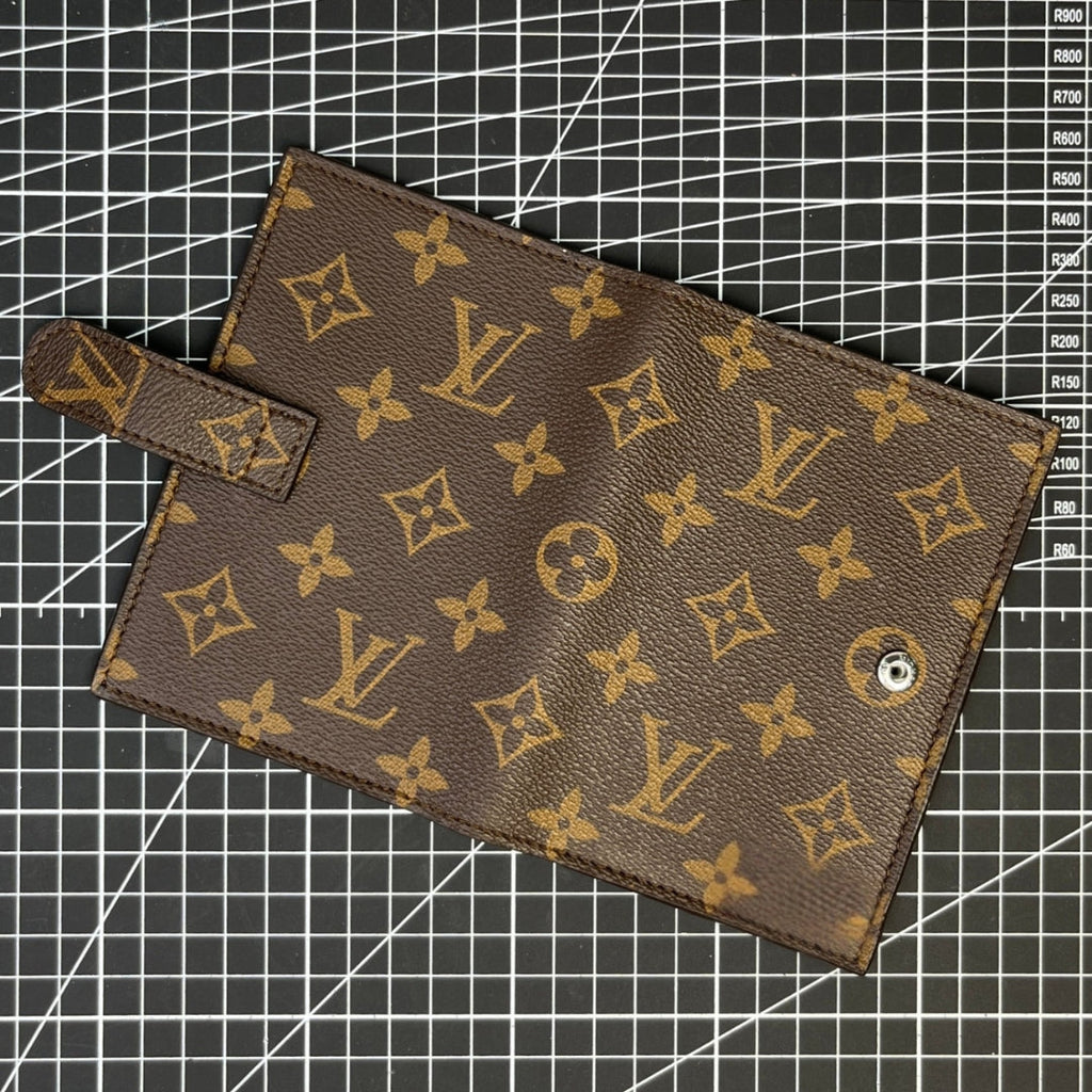 Recycled Louis Vuitton Passport Holder 2 – Luxury Upcycled Travel Case