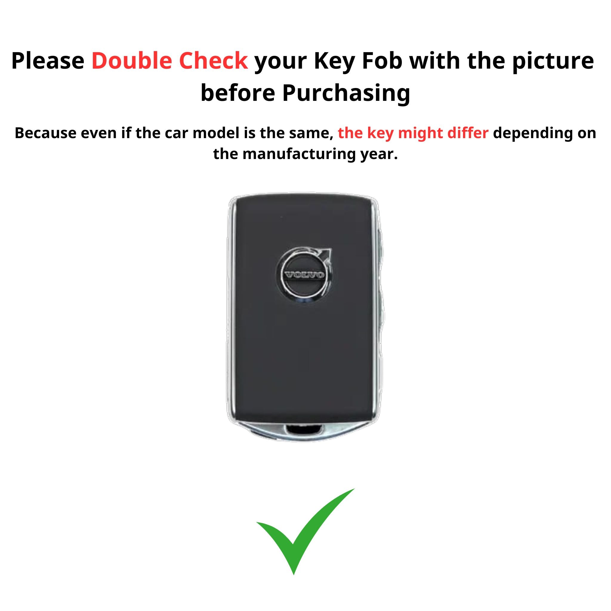 Premium LV Canvas Key Case for Volvo – Handmade from Authentic Upcycled Louis Vuitton