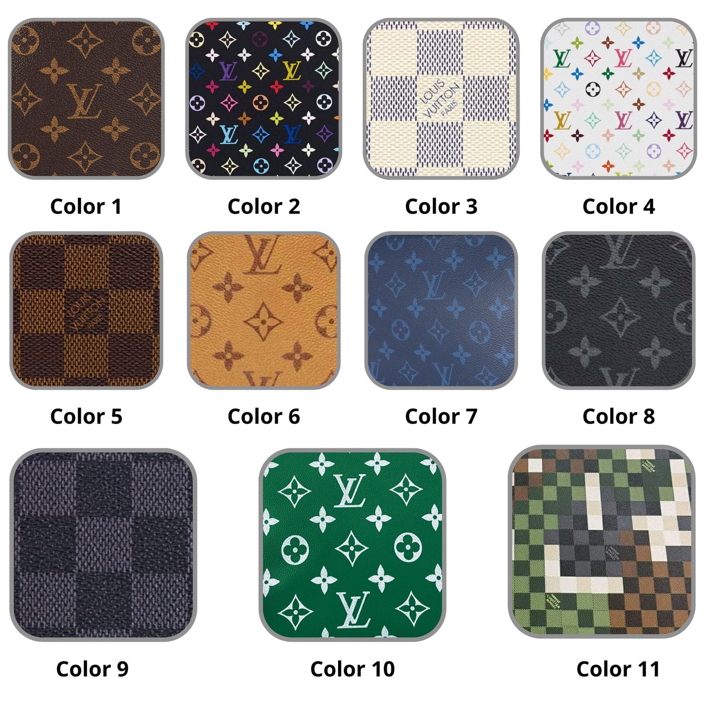 Premium LV Canvas Key Case for Porsche 2 – Handmade from Authentic Upcycled Louis Vuitton