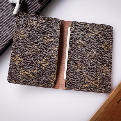 Recycled Louis Vuitton Wallet – Handmade Slim Luxury Wallet 2