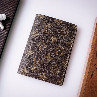 Recycled Louis Vuitton Passport Holder – Luxury Upcycled Travel Case