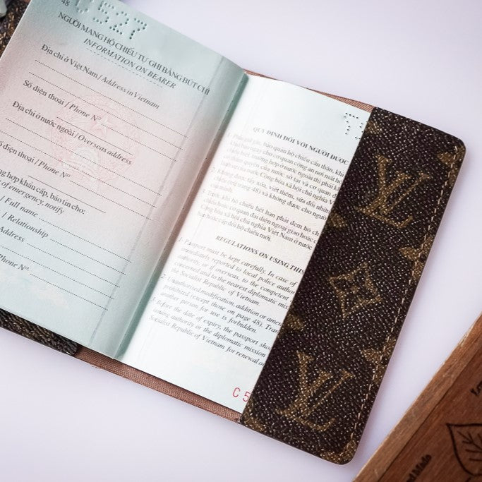 Recycled Louis Vuitton Passport