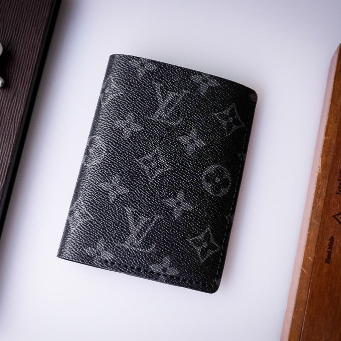 Recycled Louis Vuitton Passport Holder – Luxury Upcycled Travel Case