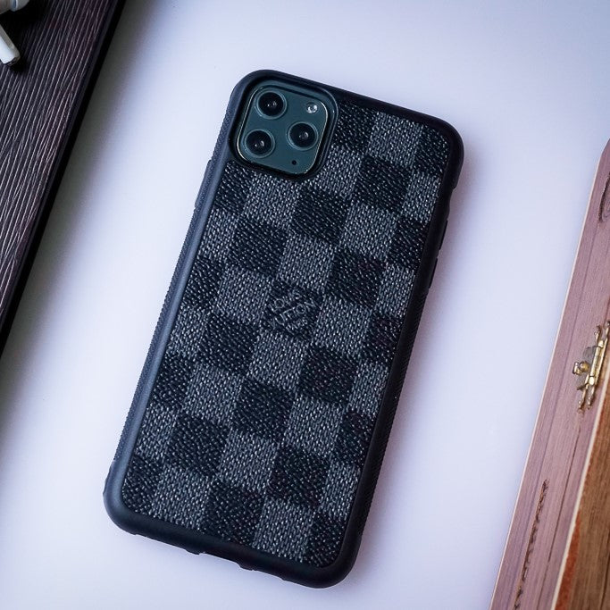 Authentic LV Canvas iPhone Case (Upcycled - 12)