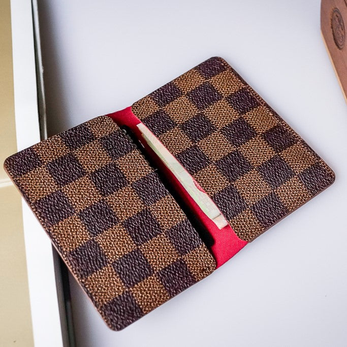 Recycled Louis Vuitton Wallet – Handmade Slim Luxury Wallet 2