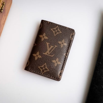 Recycled Louis Vuitton Wallet – Upcycled Luxury Card Holder 1
