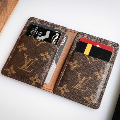 Recycled Louis Vuitton Wallet – Upcycled Luxury Card Holder 1