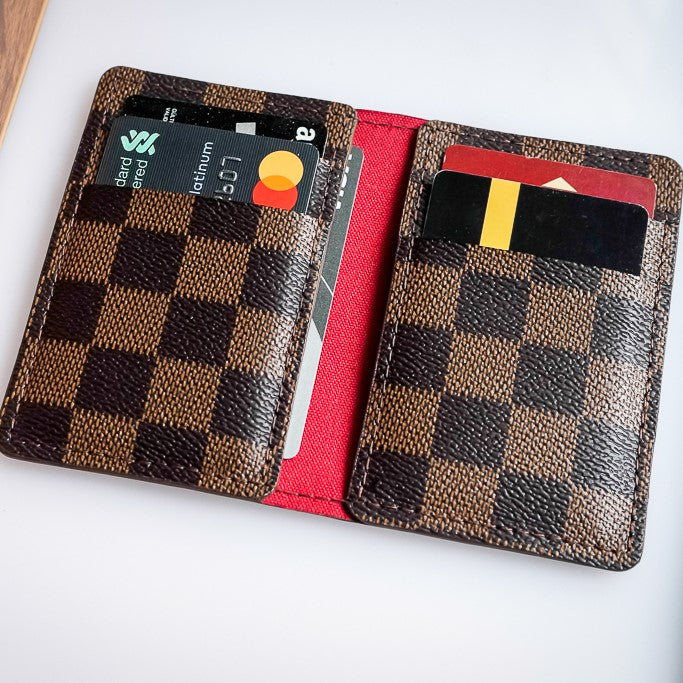 Recycled Louis Vuitton Wallet – Upcycled Luxury Card Holder 1
