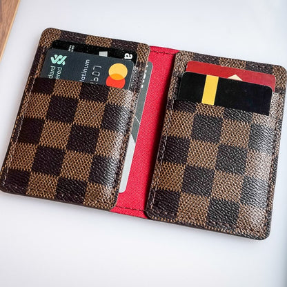 Recycled Louis Vuitton Wallet – Upcycled Luxury Card Holder 1