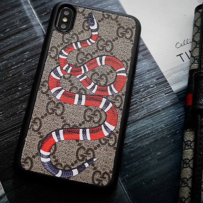 Recycled Gucci Canvas Iphone Case IP-GC1