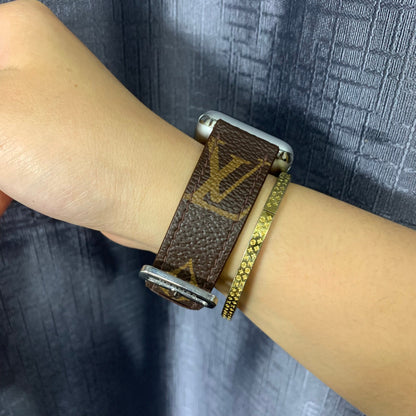 Recycled Louis Vuitton Apple watch band AW-LV12